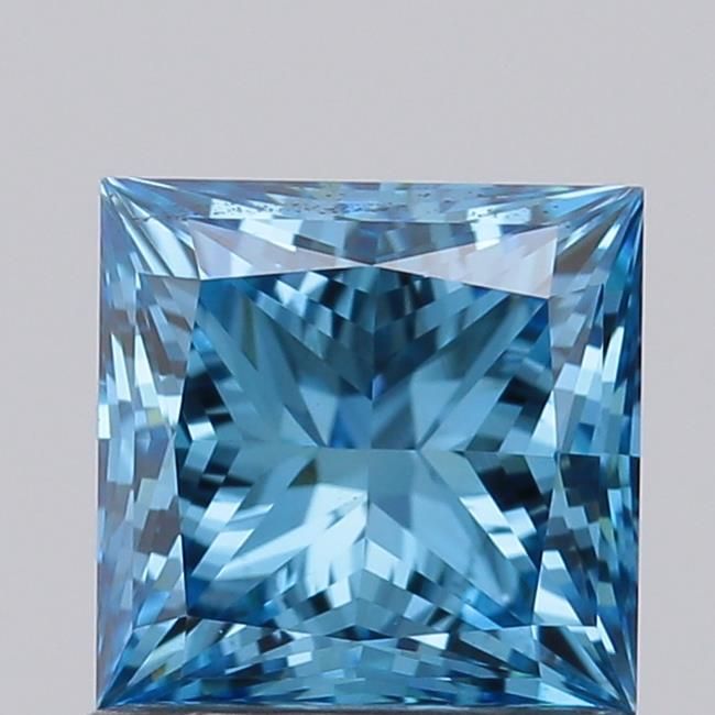 0.96 CT Fancy Vivid Blue PRINCESS