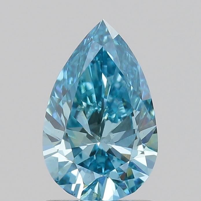 0.99 CT Fancy Vivid Blue PEAR