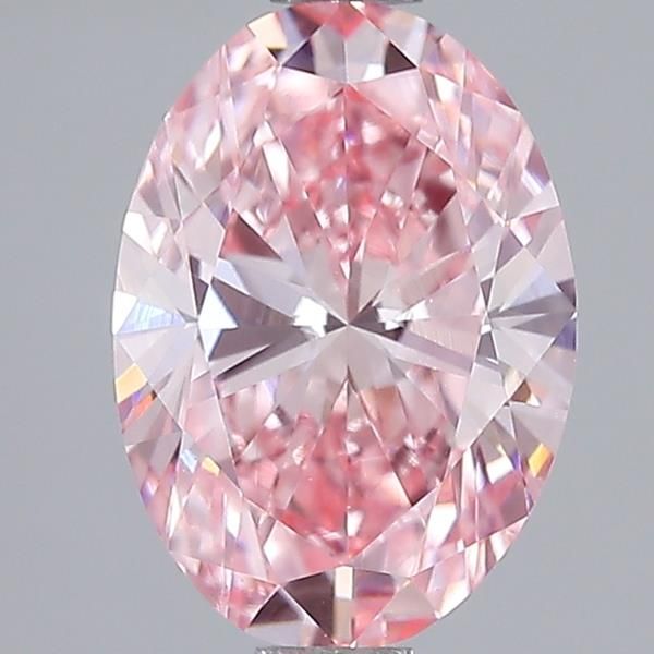 1.41 CT Fancy Vivid Pink OVAL