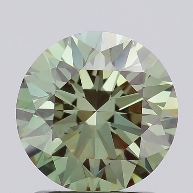 1.47 CT Fancy Vivid Green ROUND
