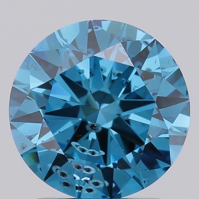 1.52 CT Fancy Vivid Blue ROUND