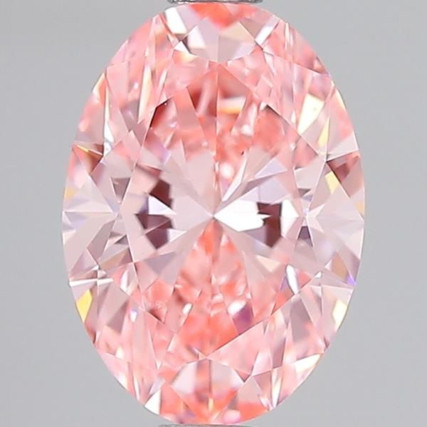 1.49 CT Fancy Vivid Pink OVAL