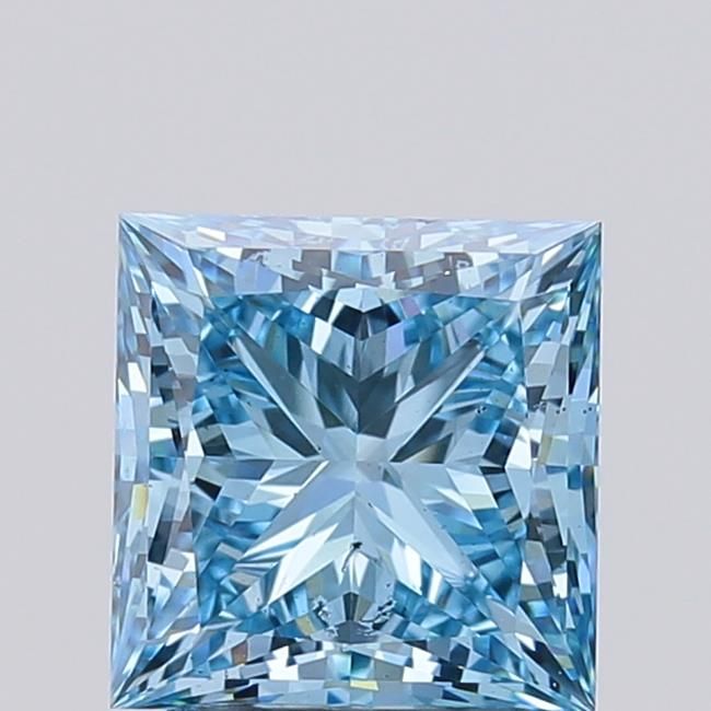 2.06 CT Fancy Vivid Blue PRINCESS