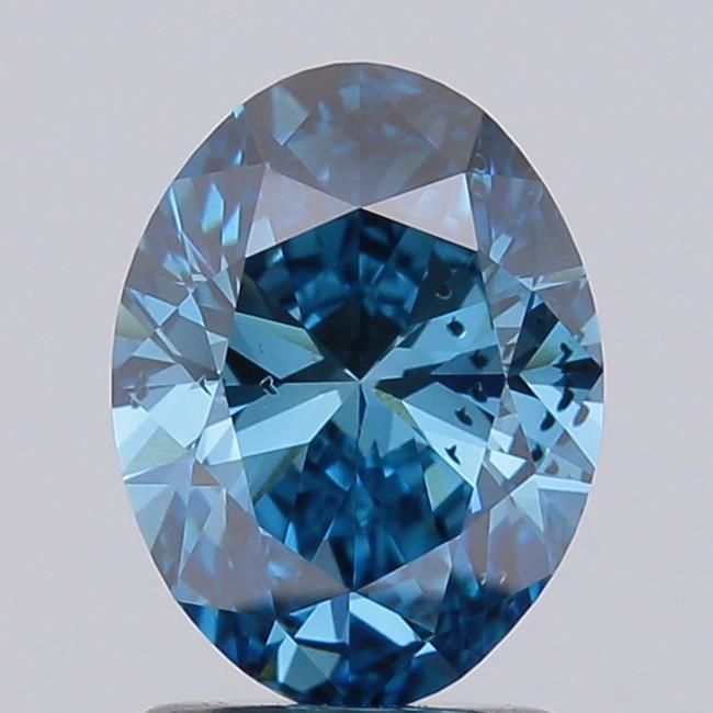 1.5 CT Fancy Vivid Blue OVAL