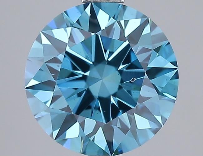 1.59 CT Fancy Vivid Blue ROUND