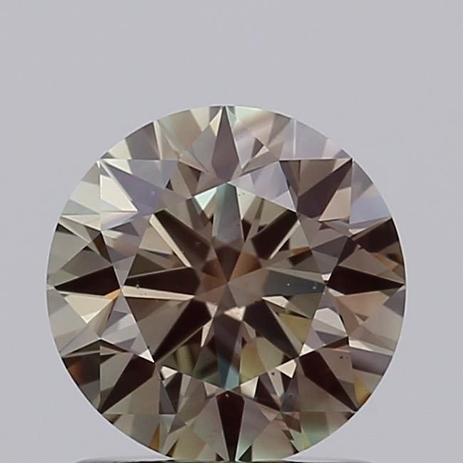 1.0 CT Fancy Gray Green ROUND