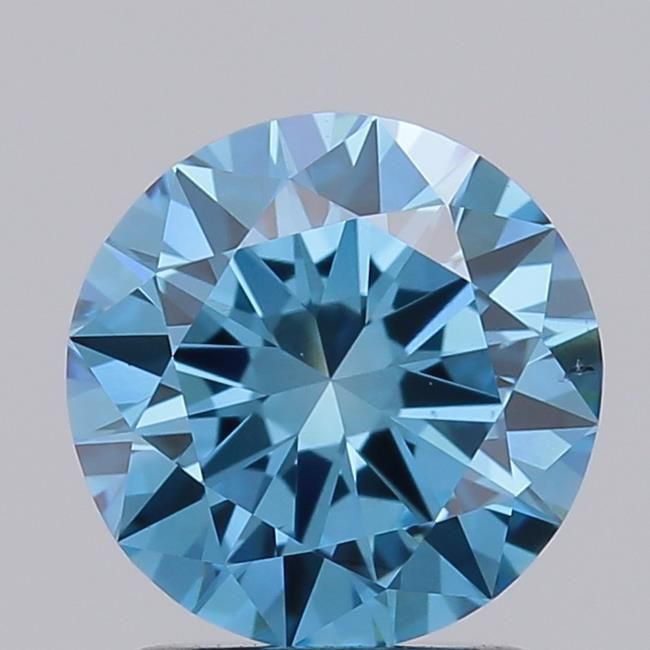 1.5 CT Fancy Vivid Blue ROUND