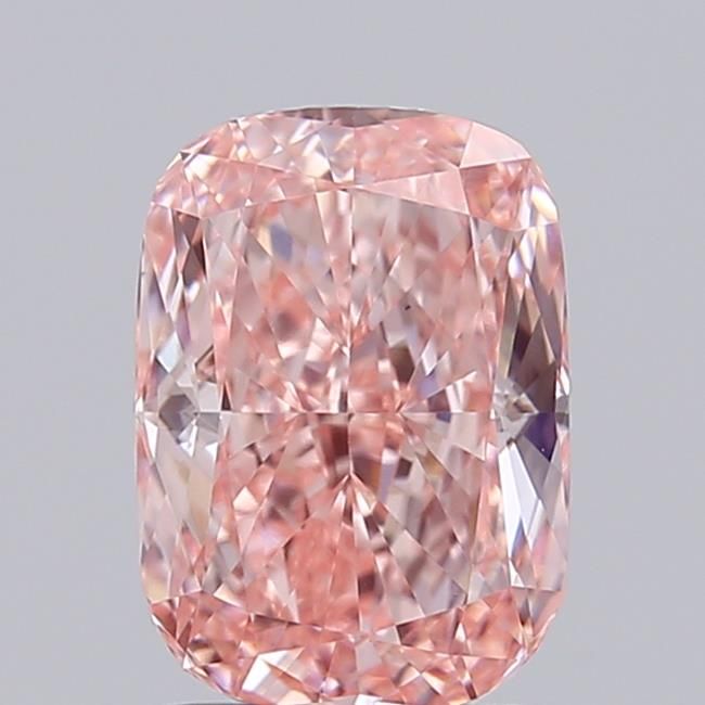 1.5 CT Fancy Vivid Pink CUSHION MODIFIED