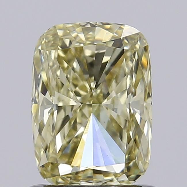 1.0 CT Fancy Yellow CUSHION MODIFIED