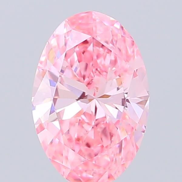 0.5 CT Fancy Vivid Pink OVAL