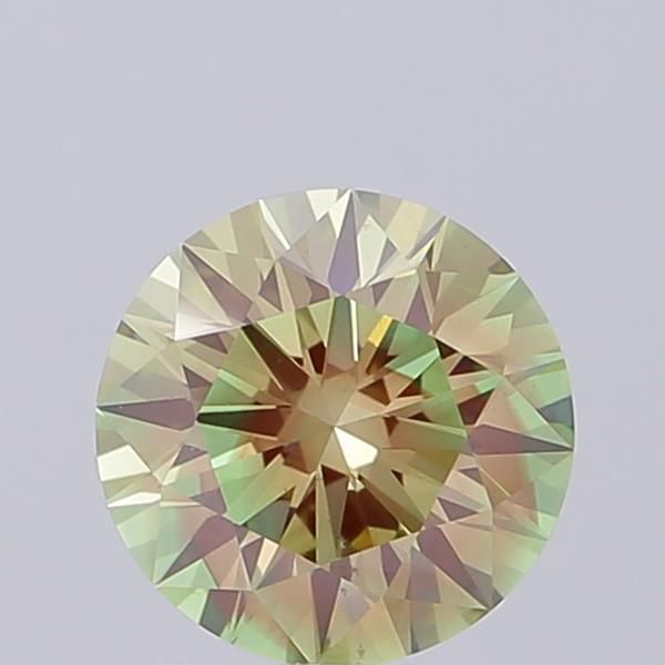 1.43 CT Fancy Green ROUND