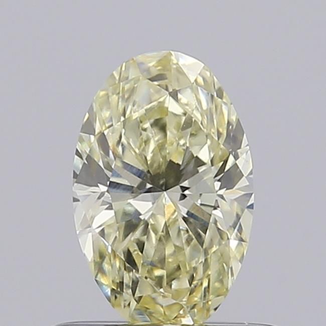 0.51 CT Fancy Light Yellow OVAL