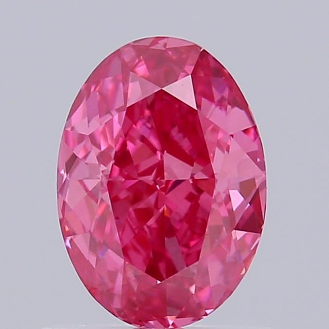 1.08 CT Fancy Vivid Pink OVAL