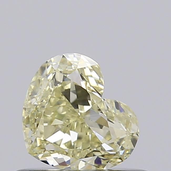 0.51 CT Fancy Light Yellow HEART