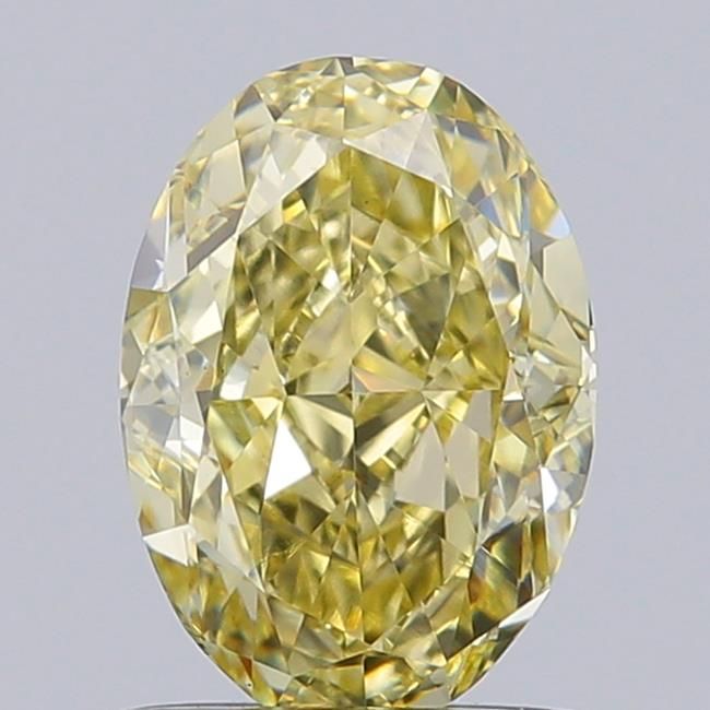 1.08 CT Fancy Yellow OVAL