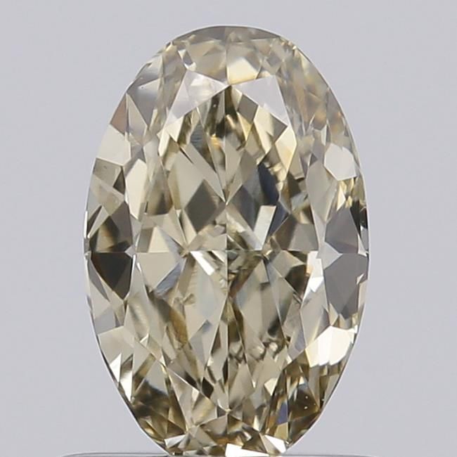 0.7 CT Fancy Light Grayish Yellow OVAL