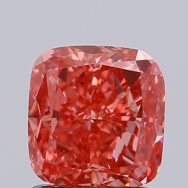 1.5 CT Fancy Vivid Pink CUSHION MODIFIED