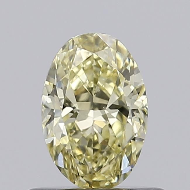 0.58 CT Fancy Yellow OVAL