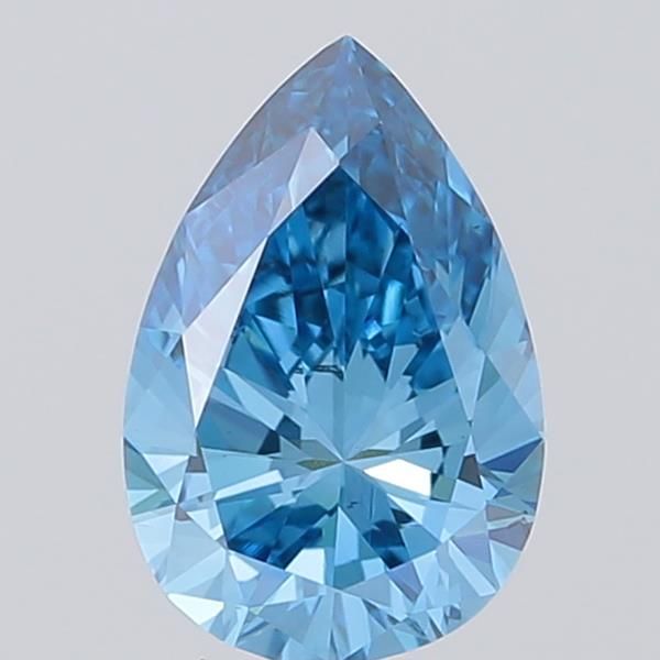 0.9 CT Fancy Vivid Blue PEAR