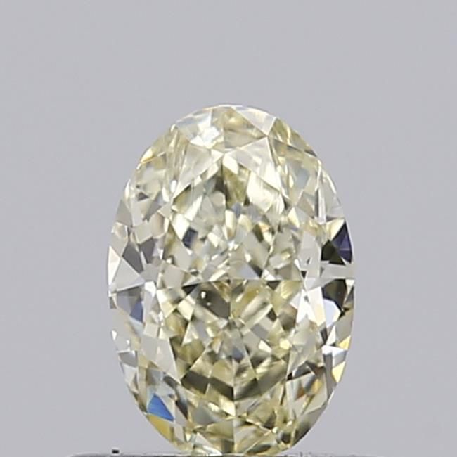 0.52 CT Fancy Light Yellow OVAL