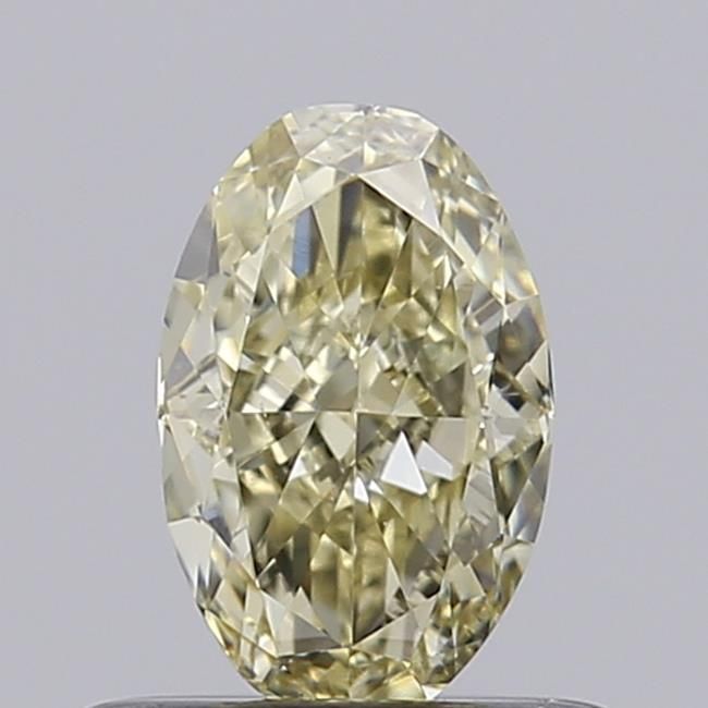 0.55 CT Fancy Light Yellow OVAL