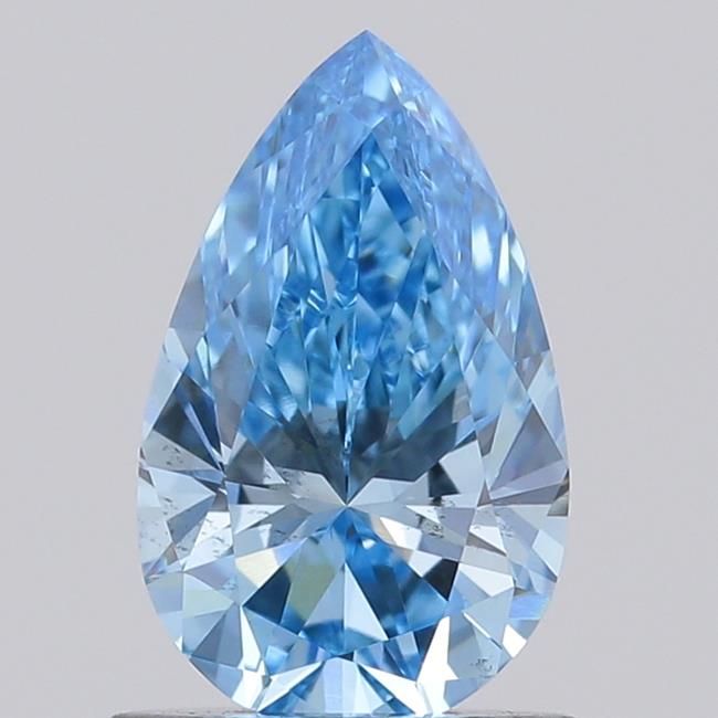 0.97 CT Fancy Vivid Blue PEAR