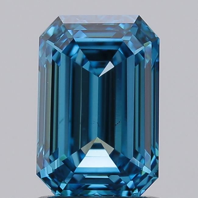 1.5 CT Fancy Vivid Blue EMERALD