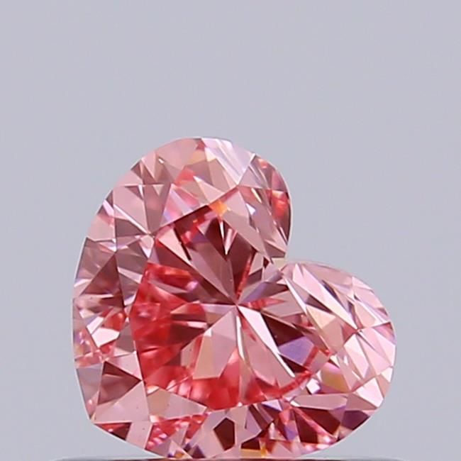 0.42 CT Fancy Vivid Pink HEART