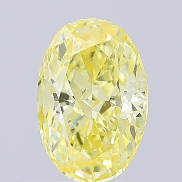 0.59 CT Fancy Yellow OVAL