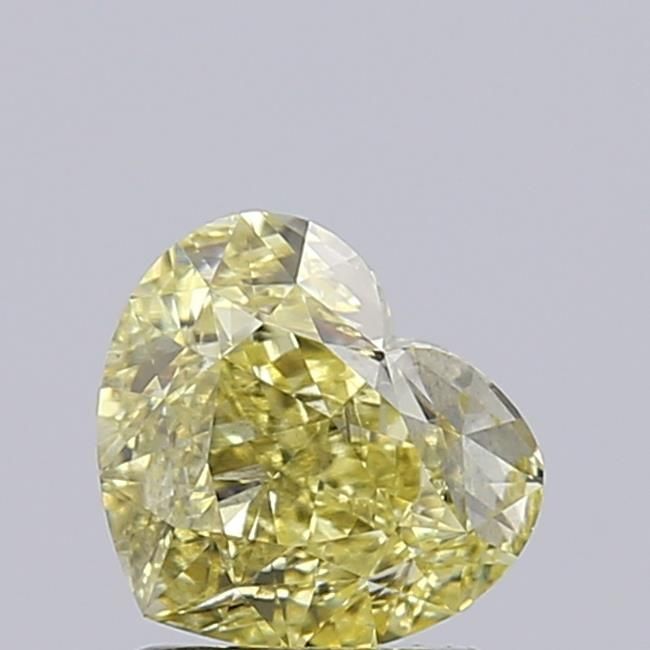 1.51 CT Fancy Intense Yellow HEART