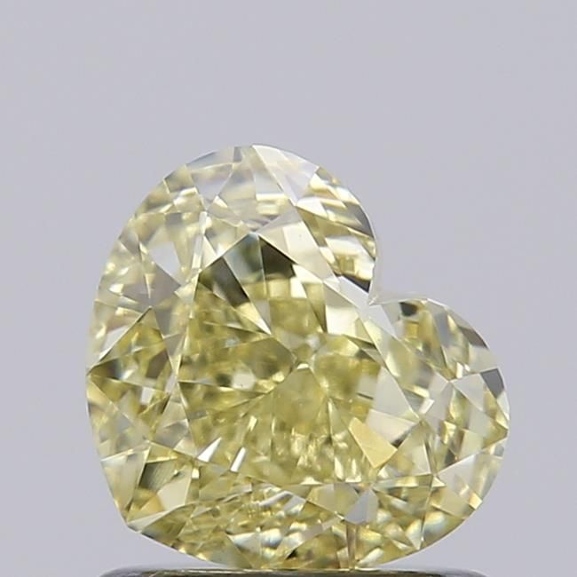 1.06 CT Fancy Yellow HEART