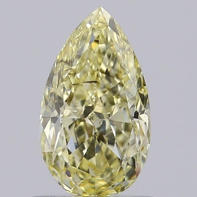 0.85 CT Fancy Yellow PEAR