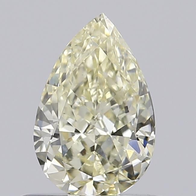 0.64 CT Fancy Light Yellow PEAR