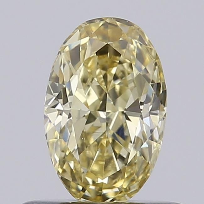 0.6 CT Fancy Light Yellow OVAL