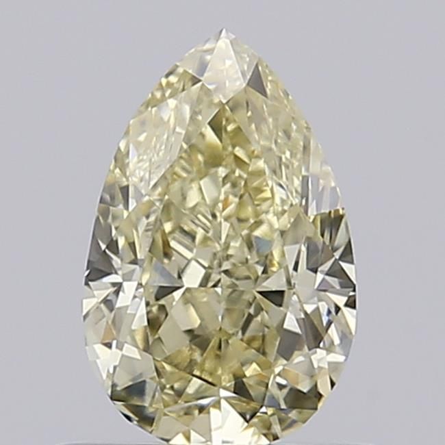 0.69 CT Fancy Yellow PEAR