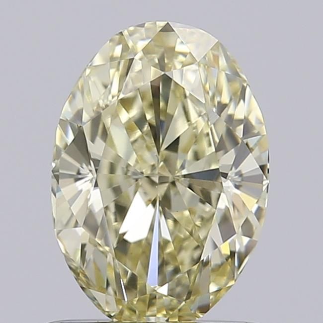 1.09 CT Fancy Light Yellow OVAL