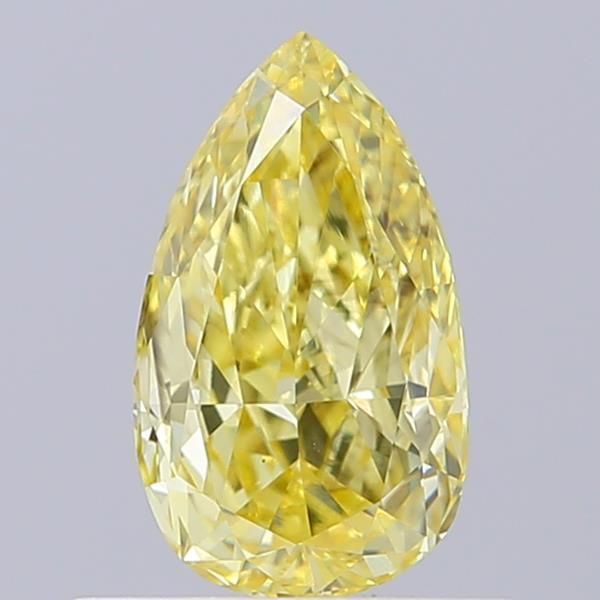 0.75 CT Fancy Intense Yellow PEAR
