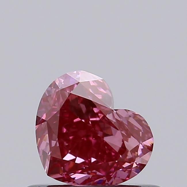 0.49 CT Fancy Vivid Pink HEART