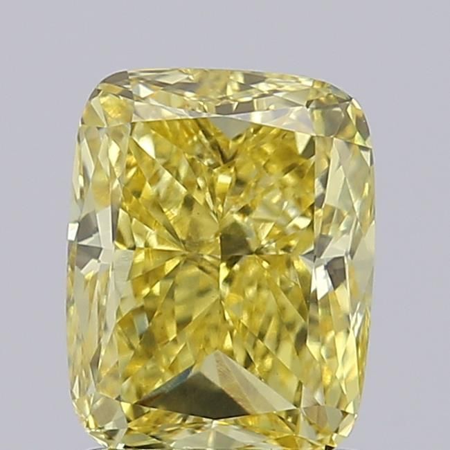 1.5 CT Fancy Intense Yellow CUSHION MODIFIED
