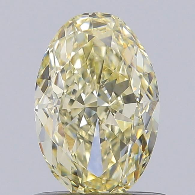 1.04 CT Fancy Light Yellow OVAL