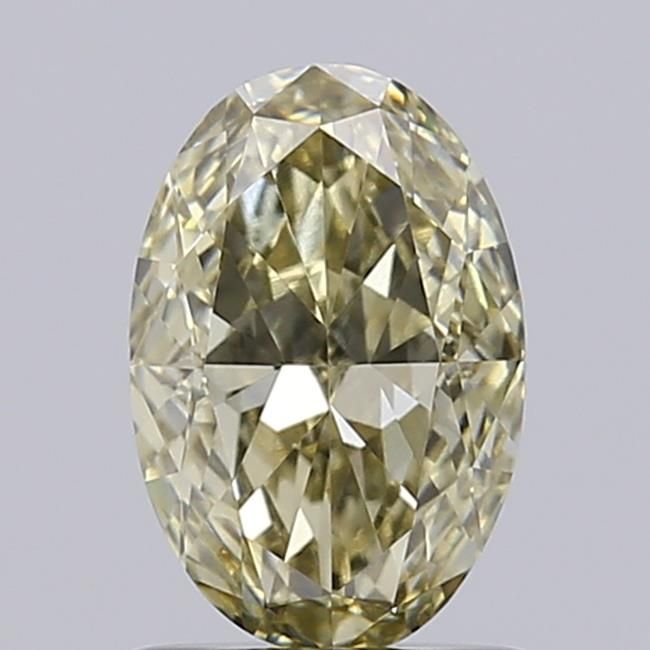 1.07 CT Fancy Light Yellow OVAL