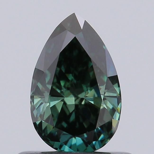 0.63 CT Fancy Deep Green PEAR