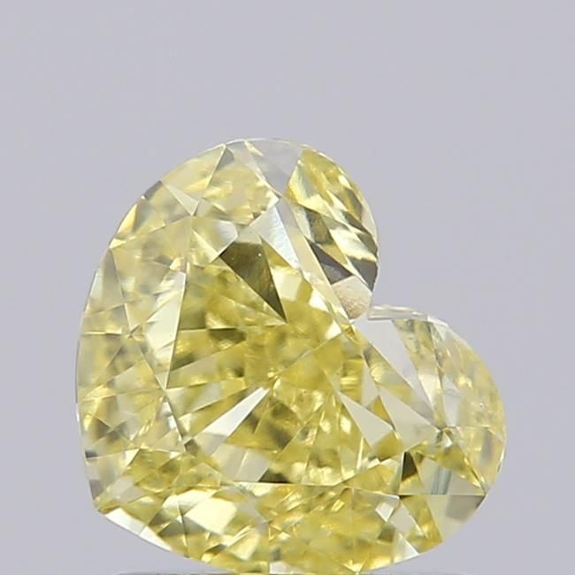 1.07 CT Fancy Intense Yellow HEART