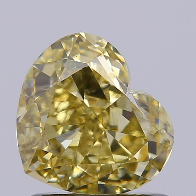 1.15 CT Fancy Light Yellow HEART