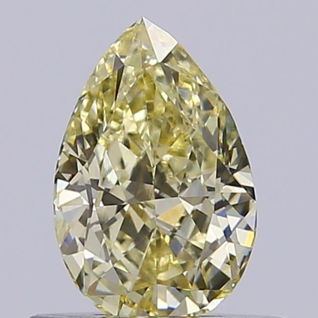 0.68 CT Fancy Light Yellow PEAR