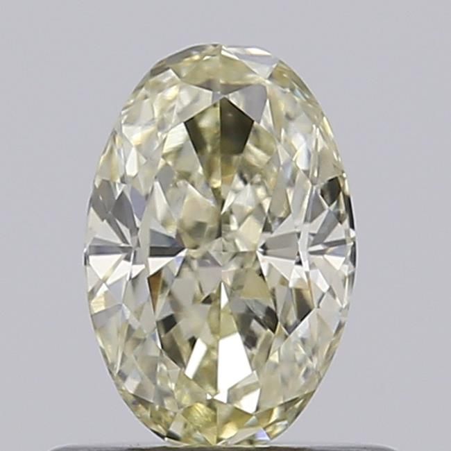 0.58 CT Very Light Yellow OVAL