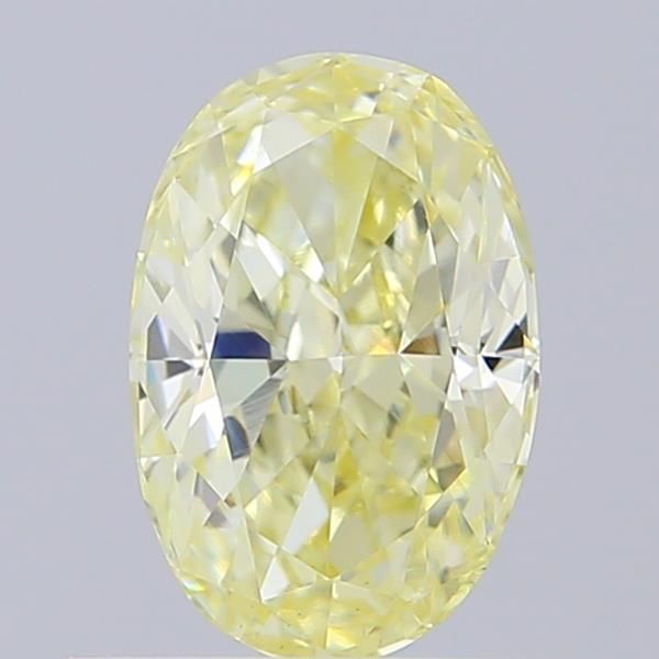 0.81 CT Fancy Light Yellow OVAL