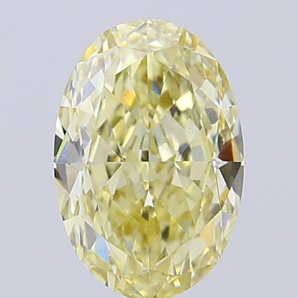 1.54 CT Fancy Light Yellow OVAL