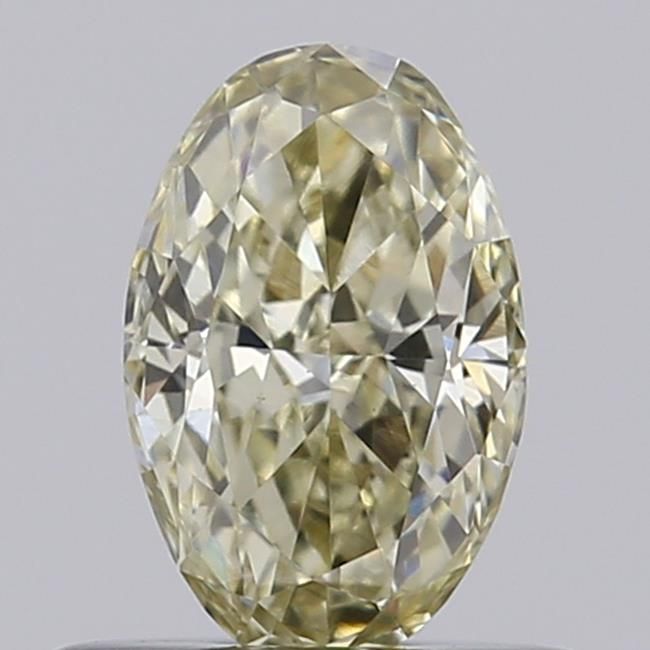 0.55 CT Fancy Light Yellow OVAL