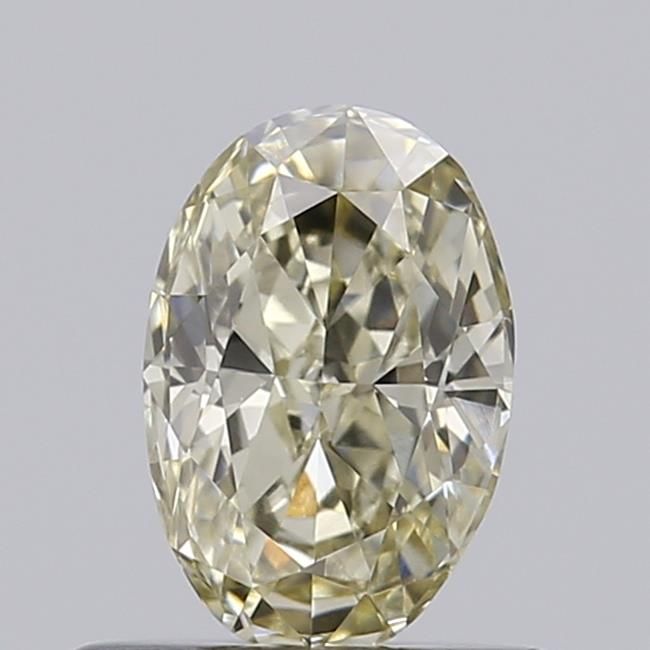 0.57 CT Fancy Light Yellow OVAL